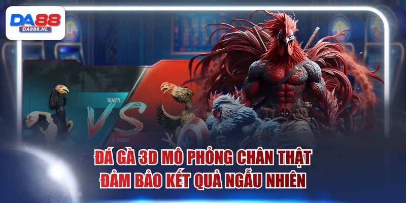 Đá Gà 3D mở ra 3 cửa cược chính để người chơi lựa chọn