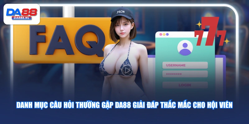 Danh mục câu hỏi thường gặp DA88 giải đáp thắc mắc cho hội viên