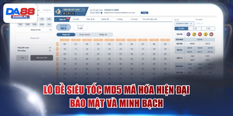 lô đề siêu tốc MD5